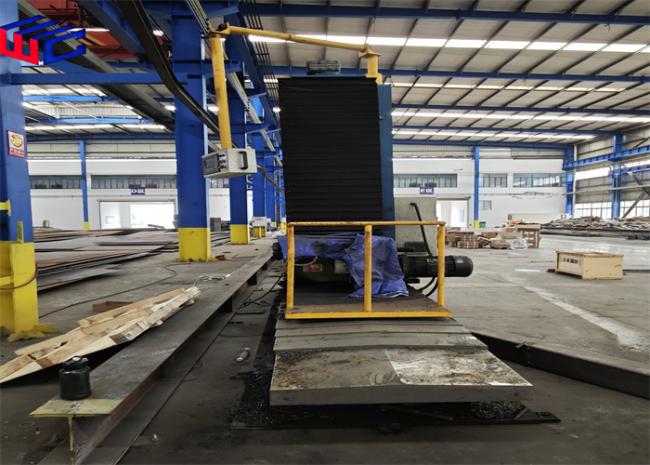 Completed boiler steel structure ready for installation