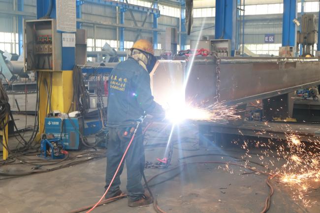 Steel Structure Workshop industrial application in use
