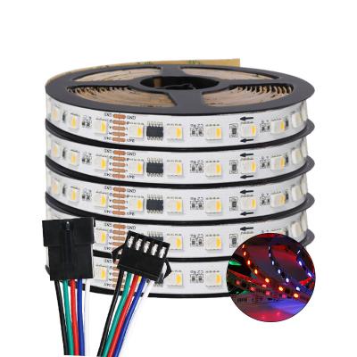 China Dmx512 Addressable LED Strip Smd 5050 Rgbw Rgbww 4 In 1 For Home Decoration for sale