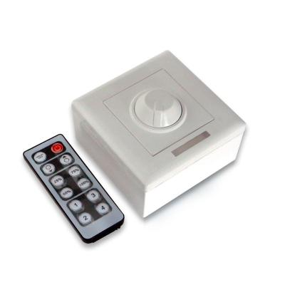 China 86 Wall Type Knob LED Switch , Single Colour LED Controller With RF Remote Control for sale