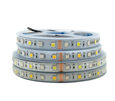China Colour Changing RGBW 4 In 1 LED Strip , 12v 5050 RGB LED Strip 60leds/M for sale