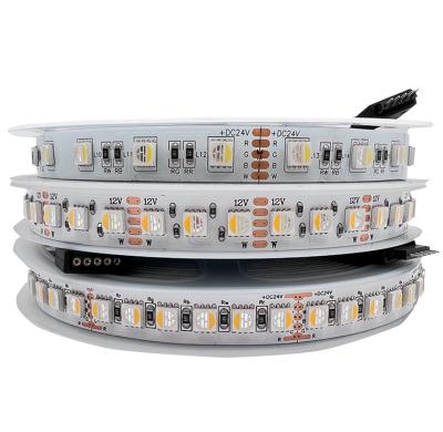China OEM 5050 RGB LED Strip 12V RGBW RGBWW 4 In 1 White Colour Changing for sale