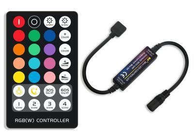 China Small Size LED Mini Controller Rf Wireless Remote Control Rgb Light Strip Color Changing Controller for sale