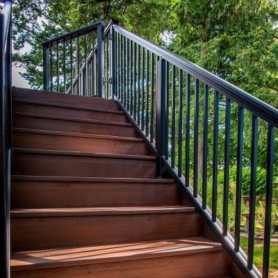 China Simple Design Outdoor Aluminium Railings Balcony / Stair Balustrade for sale
