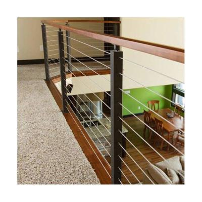 China Stainless Steel Cable Wire Balustrade For Stairs / Balcony Railing for sale