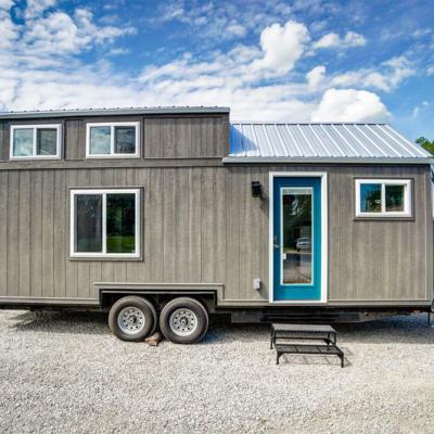China SGS BV Economical Prefabricated Modular Mobile Portable Container House On Wheels for sale