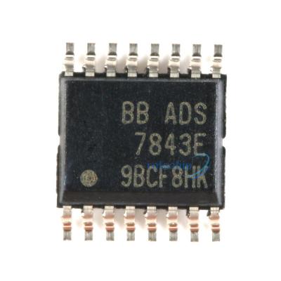 Chine Le circuit intégré IC d'ADS7843E ébrèchent le contrôleur d'écran tactile résistif du fil 12Bit 4 IC à vendre