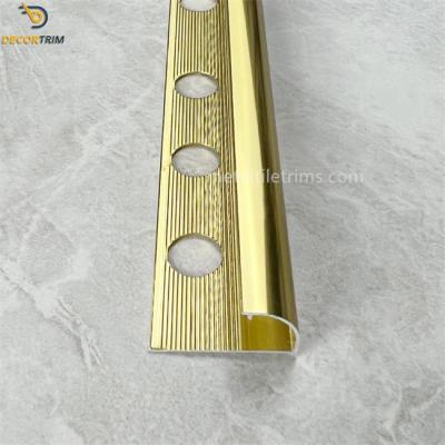 中国 2.5m 3m Aluminium Tile Trim Flexible Corrosion Resistant 販売のため