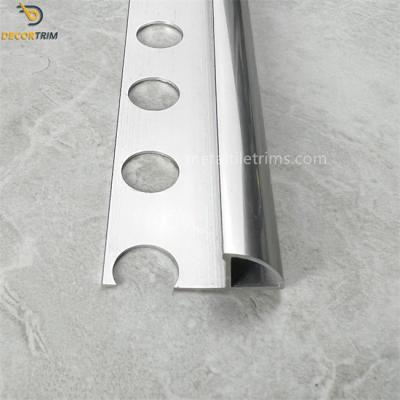 China Floor Transition Trim Corner Wall Protector Strip Aluminium Tile Trim en venta