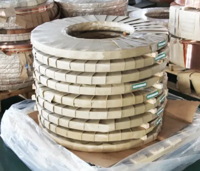 Copper strip packaging