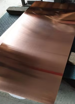High-purity copper plates with smooth surface finish