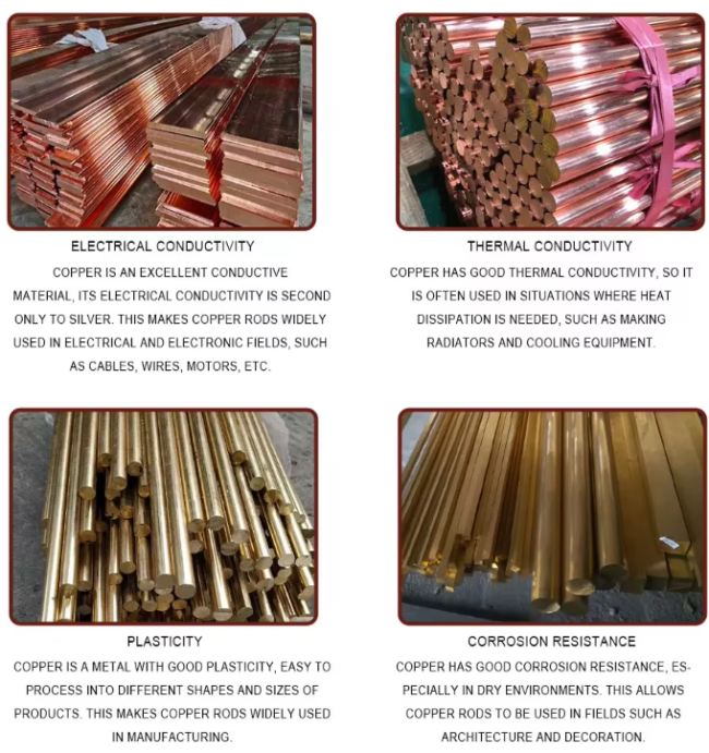 Pure Red Copper Rod
