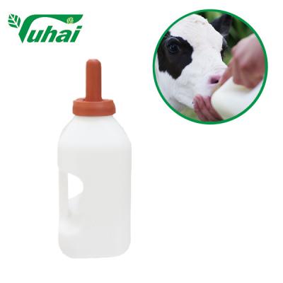 China YH035 PP Calf Feeding Bottles 2 Pins White Grain Bottle In Feeding Supplies Livestock Equipment for sale