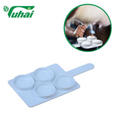 China 200ml Sample Spoon For Milk Sampling, 4-Cup Mastitis Test Paddle for sale