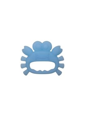 China ISO Silicone Teething Toys Crab Elephant For Babies Silicone Teether With Size Is 7.6*6.2*1.2 cm And Weight Is 22 Gram for sale