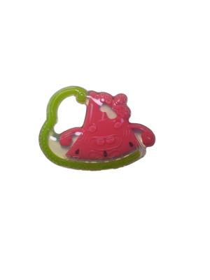China Pink Elephant Penguin Watermelon Silicone Baby Teether Mesh Fruit Customized With Size Is 8*7.3cm And Weight Is 30 Gram for sale