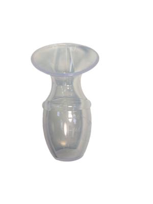 China 60Ml Transparent Suction Milk Collector Silicone Manual Breast Pump With Size Is 13*7cm And Weight Is 80 Gram for sale