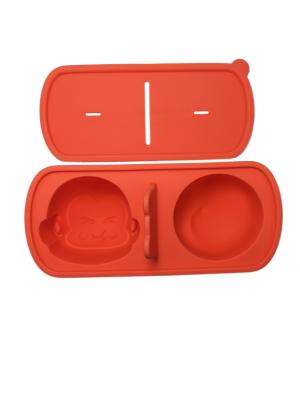 China Custom Silicone Baby Food Molds Monogramming BPA Free With 13.5*6.3cm And Weight Is 60 Gram for sale