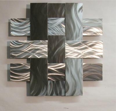 China ODM Modern Abstract Stainless Steel Wall Sculpture For Home / Gallary Decoration for sale