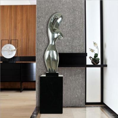 China Estilo moderno das esculturas internas do metal duradouro para a decoração do hotel à venda