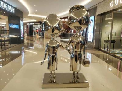 China Contemporary Famous Indoor Metal Abstract Sculptures For Lobby Decoration for sale