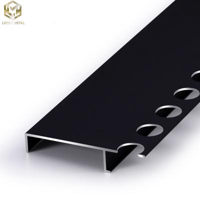 China Shadowline Aluminium Skirting Profile Board For Interior Design for sale
