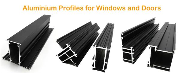Quality Anodized Extrusion Aluminium Door Frame Profile For Glass Sliding Door for sale