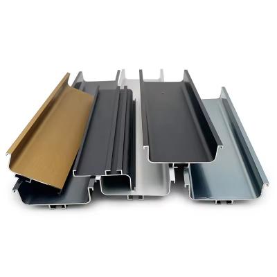 China OEM Aluminium Square Edge Trim Extrusion Door Frame Profiles for Cabinet for sale