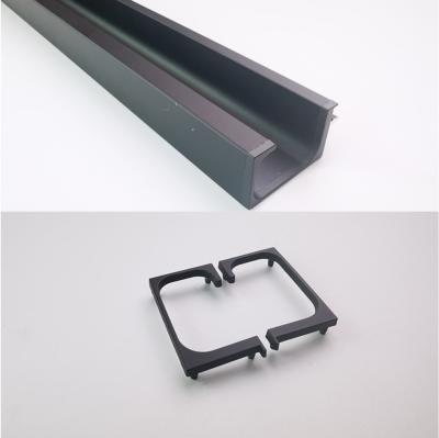 China Aluminium Kitchen Cabinet Door Frame G Profile Handle for sale