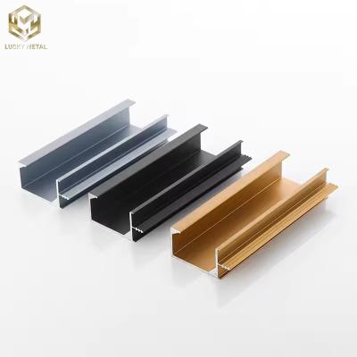 China Manufacturer Custom Design High Quality Aluminum Profile For Kitchen Cabinet à venda