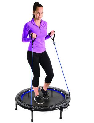 China foldable fitness trampoline with handle, fitness trampoline with handle for sale