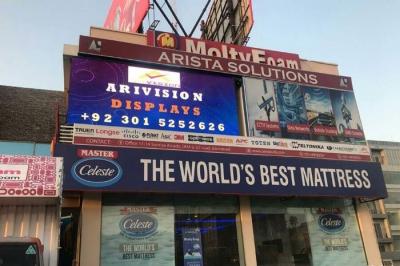 China External 8mm Billboard LED Display Digital Advertising Signs Front / Rear Maintenance for sale