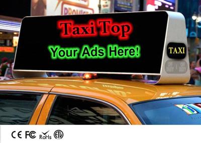 China Mobile Outdoor Taxi Top Advertising LED Display With 5000 Nits Brightness for sale