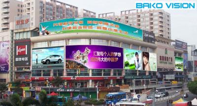China P4.81 P6 P8 P10 Waterproof Outdoor LED Advertising Panels LED Tvs Wall for Fixed Advertising and Billboard for sale