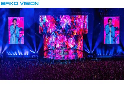 中国 屋内レンタル表示相互段階LEDスクリーンP2.604 P2.97 P3.91はショー/でき事/コンサートのためのビデオ壁を曲げた 販売のため