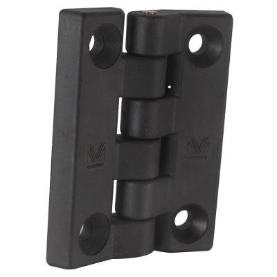 China Black Plastic PA 180 Degree Door Hinge For Electrical Cabinet for sale