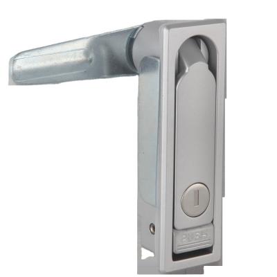 China Cerradura de puerta de gabinete eléctrico de aleación de zinc Cerradura de panel de 3 puntos de plata en venta