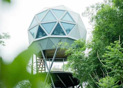 China Light Steel Frame Prefab Bungalow Homes Tree Dome Hotel Cabin Garden House for sale