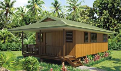 China Cyclone proof, Australian Standard Light Steel Framing Wooden Bungalow for sale