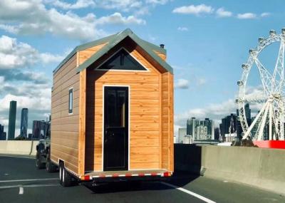 China AU/US/NZ Standard Prefabricated Light Steel Tiny House On Wheels With Trailer Wholesale for sale
