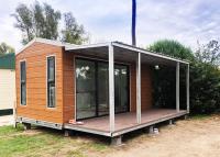 China Light Steel Structure Bungalow , Sandwich Cladding Strong Mobile House for sale