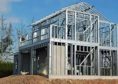 China Luxury Light Steel Framing Prefabricated House Prefab Green Prefab Homes for sale