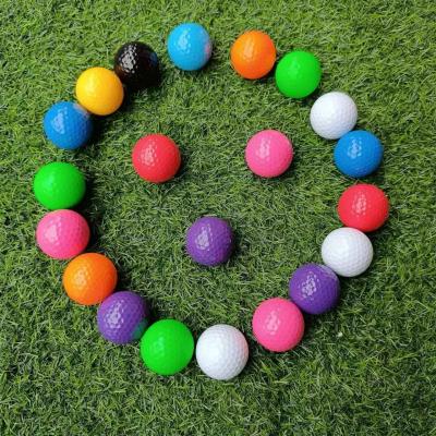 China mini golf ball low bounce golf ball with two pieces  mini golf ball putter ball putting ball for sale