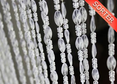 China High quality decorative hanging door plastic beads curtain for sale