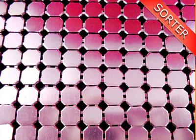 China Pink metal sequin cloth for sale
