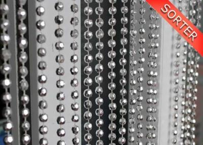 China Sliver faceted plastic bead chain curtain for door for sale