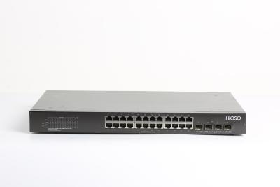 China IEEE802.3at 30W 24 1000M PoE 4 1000M SFP Ports POE Switch 28 Port for sale