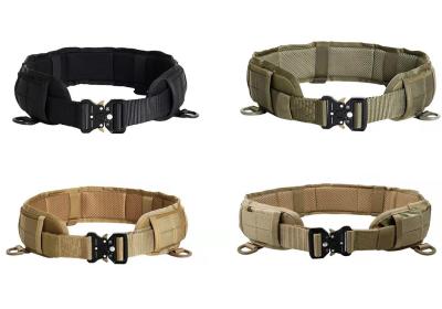 China Camouflage 1.5 Inch Tactical Gun Belt For Military Combat Issues for sale