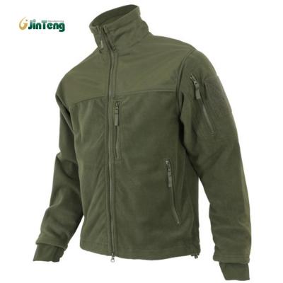 China Double Zipper Military Fleece Tactical Jacket Breathable Sustainable for sale