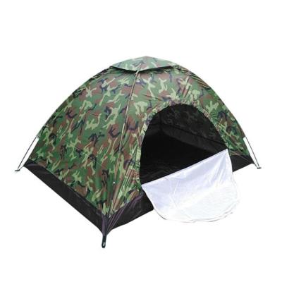 China Portable Pop Up Camouflage Tent Polyester Oxford Fabric Camping And Hiking Gear for sale